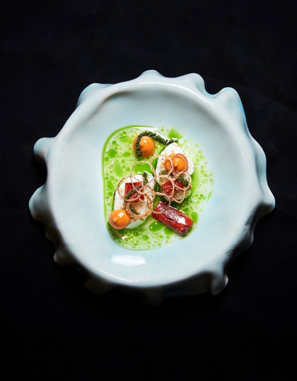 Patagonian toothfish “ceviche”